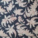 Stoff Baumwolle Bagru Hand Block Print aus Indien – FLORAL | Meterware